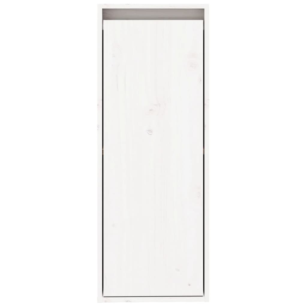 vidaXL Wall Cabinets 2 pcs White 30x30x80 cm Solid Wood Pine