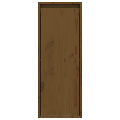 vidaXL Wall Cabinets 2 pcs Honey Brown 30x30x80 cm Solid Wood Pine
