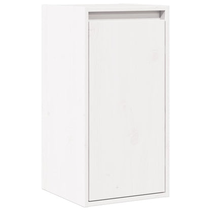 vidaXL Wall Cabinet White 30x30x100 cm Solid Pinewood
