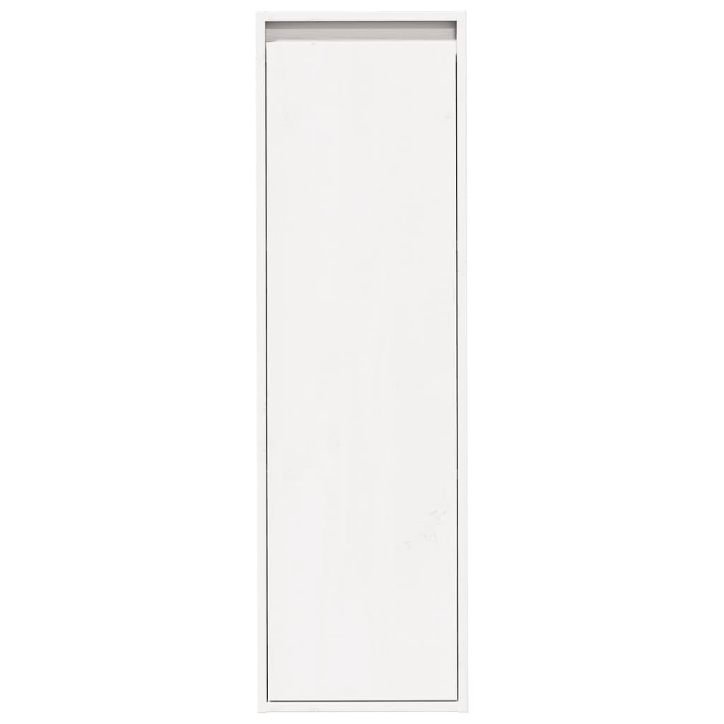 vidaXL Wall Cabinet White 30x30x100 cm Solid Pinewood