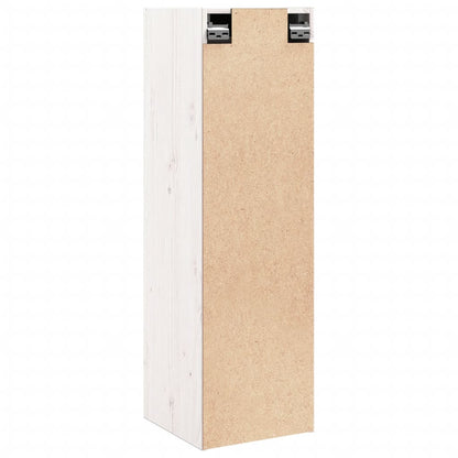 vidaXL Wall Cabinet White 30x30x100 cm Solid Pinewood