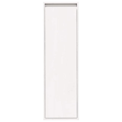 vidaXL Wall Cabinets 2 pcs White 30x30x100 cm Solid Pinewood