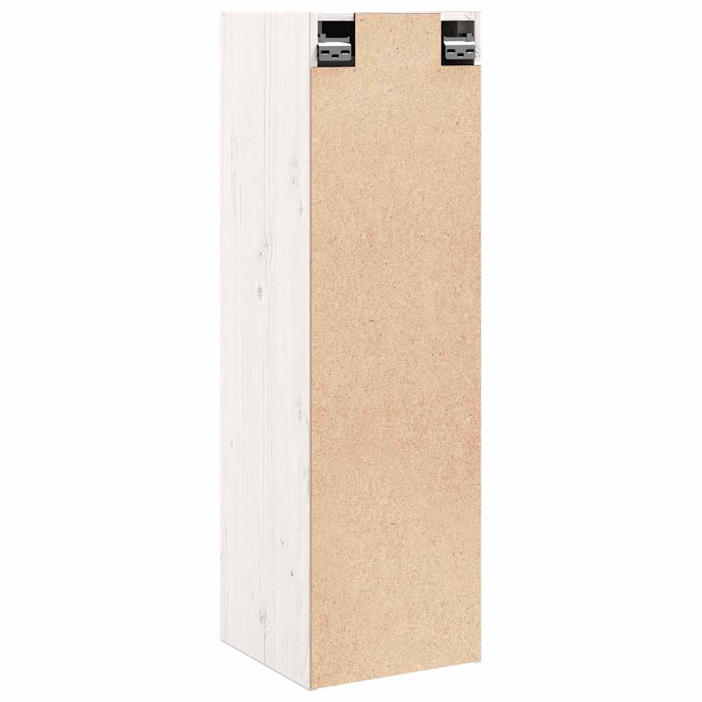 vidaXL Wall Cabinets 2 pcs White 30x30x100 cm Solid Pinewood
