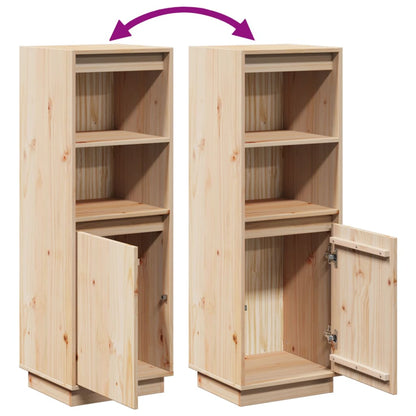 vidaXL Highboard 37x34x110 cm Solid Wood Pine