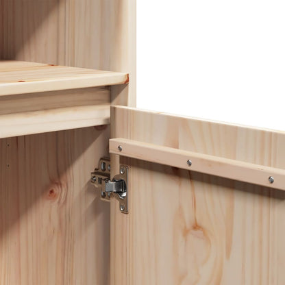 vidaXL Highboard 37x34x110 cm Solid Wood Pine