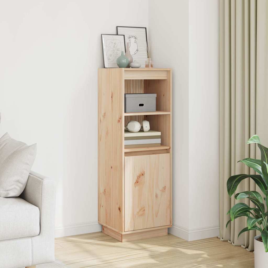 vidaXL Highboard 37x34x110 cm Solid Wood Pine