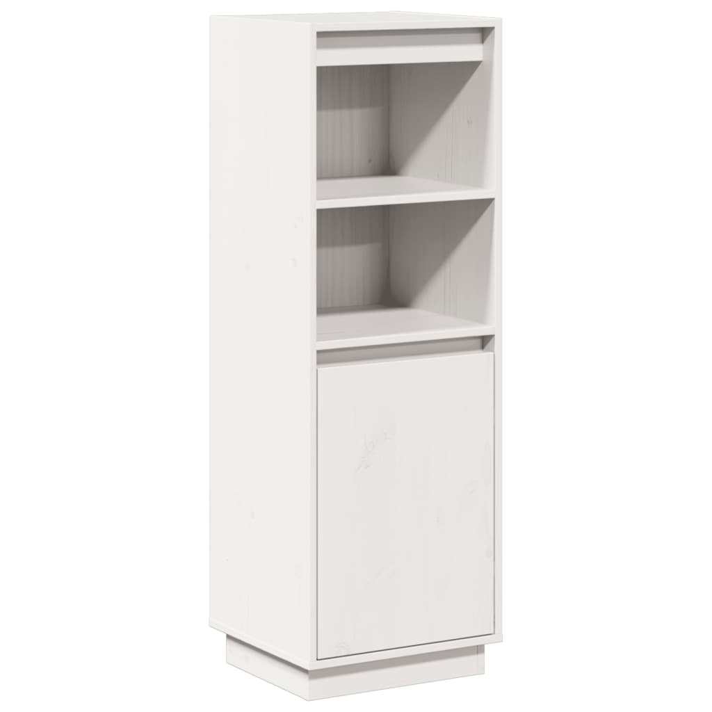 vidaXL Highboard White 37x34x110 cm Solid Wood Pine
