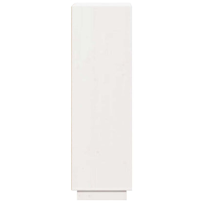 vidaXL Highboard White 37x34x110 cm Solid Wood Pine