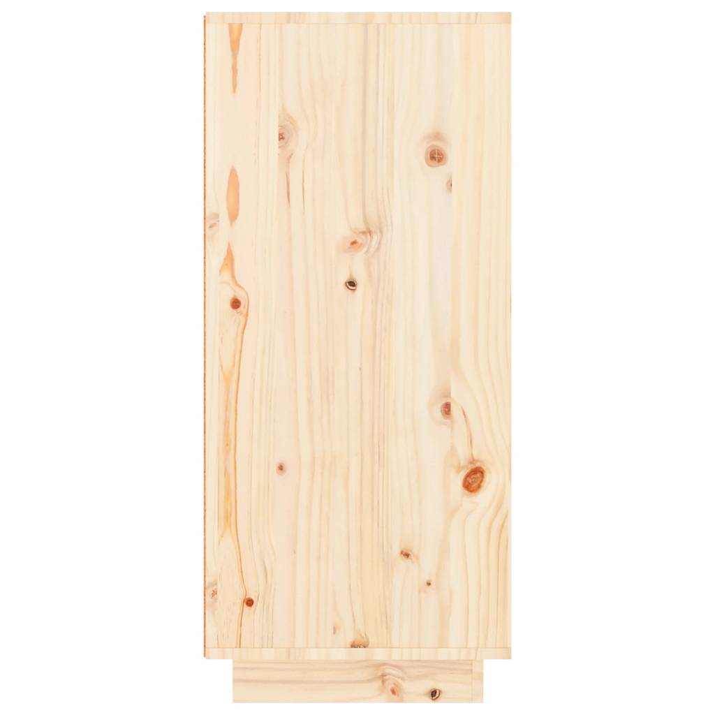 vidaXL Shoe Cabinet 60x35x80 cm Solid Wood Pine