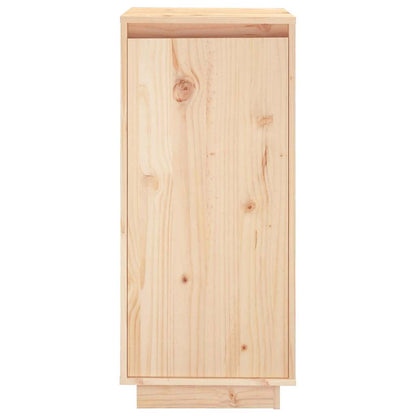 vidaXL Shoe Cabinet 35x35x80 cm Solid Wood Pine