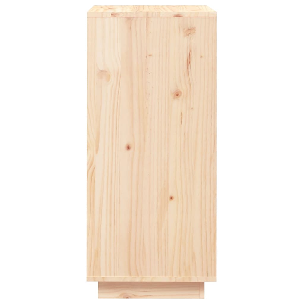 vidaXL Shoe Cabinet 35x35x80 cm Solid Wood Pine