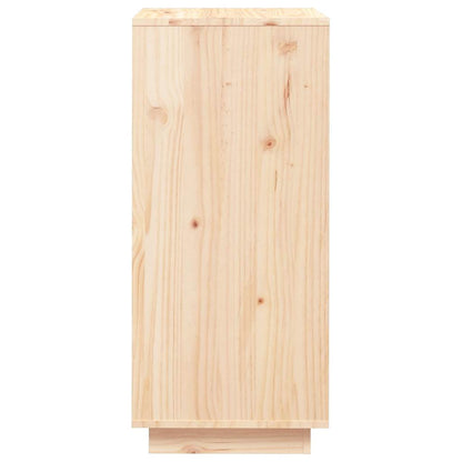 vidaXL Shoe Cabinet 35x35x80 cm Solid Wood Pine