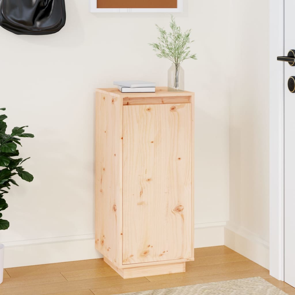 vidaXL Shoe Cabinet 35x35x80 cm Solid Wood Pine