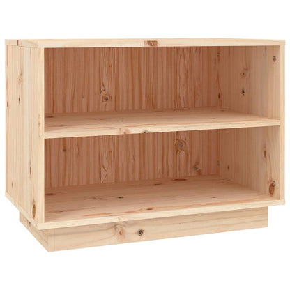 vidaXL Shoe Cabinet | Natural Wood | Solid Pine Wood | Compact | Shoe Cabinet
