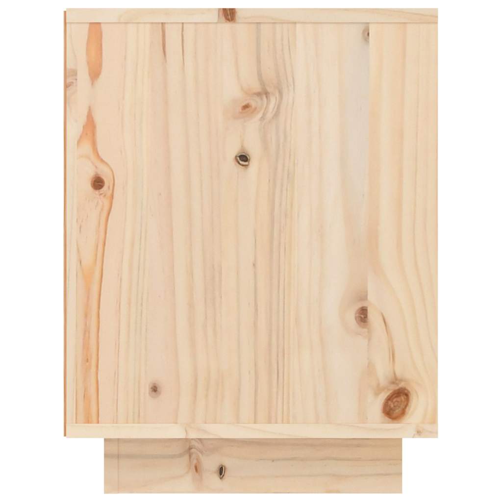 vidaXL Shoe Cabinet | Natural Wood | Solid Pine Wood | Compact | Shoe Cabinet
