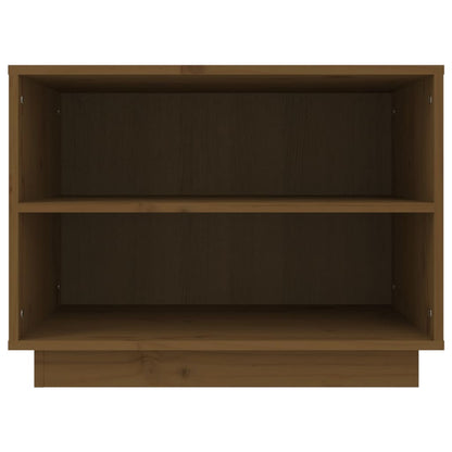 vidaXL Shoe Cabinet Honey Brown 60x34x45 cm Solid Wood Pine