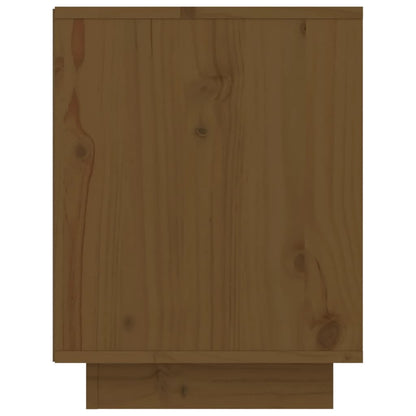 vidaXL Shoe Cabinet Honey Brown 60x34x45 cm Solid Wood Pine