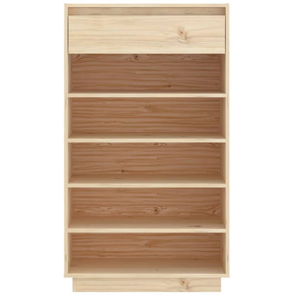 vidaXL Shoe Cabinet 60x34x105 cm Solid Wood Pine