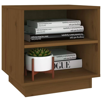 813332 vidaXL Bedside Cabinets 2 pcs Honey Brown 40x34x40 cm Solid Wood Pine