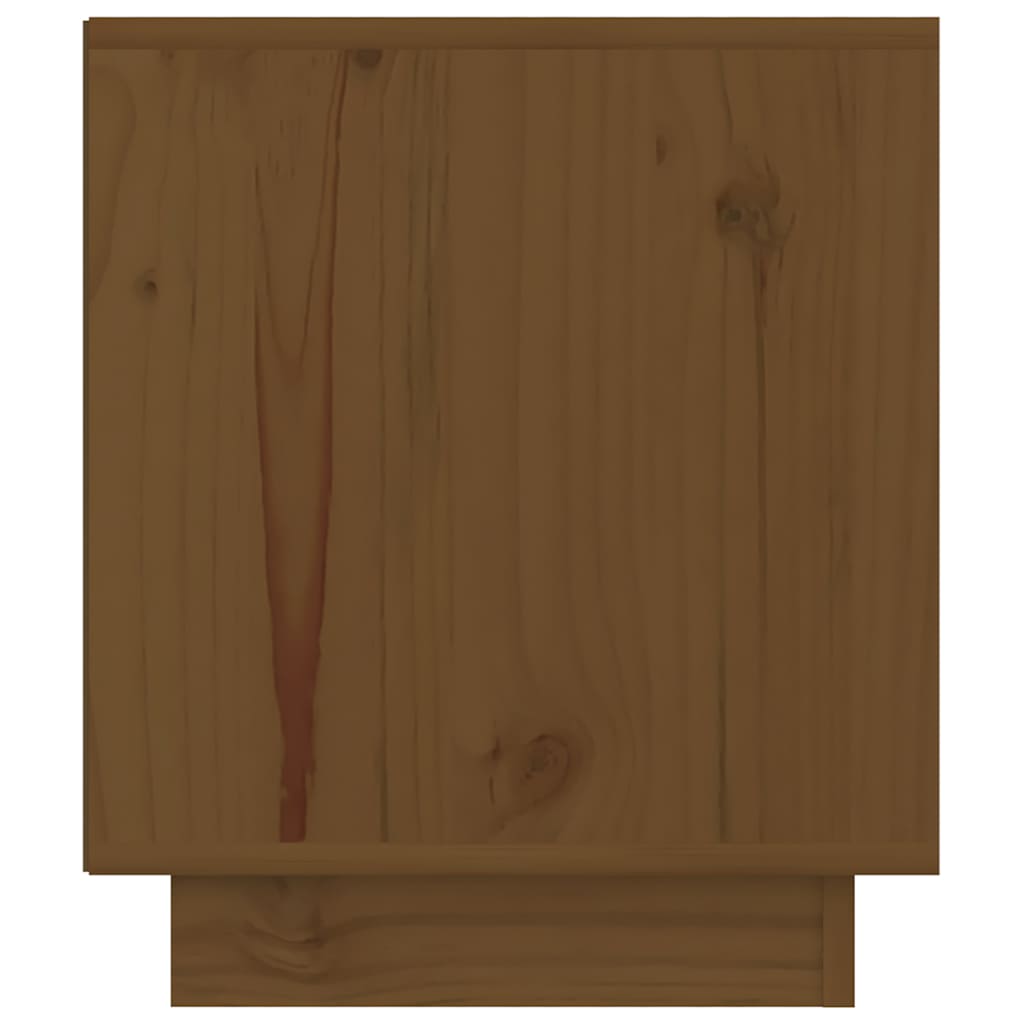 813332 vidaXL Bedside Cabinets 2 pcs Honey Brown 40x34x40 cm Solid Wood Pine