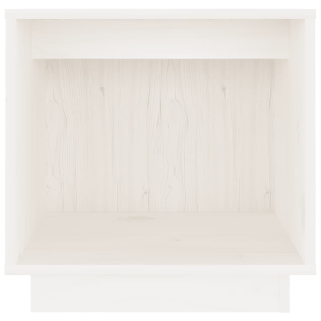 vidaXL Bedside Cabinets 2 pcs White 40x30x40 cm Solid Wood Pine