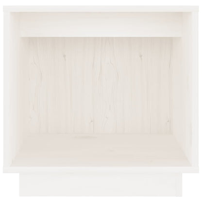 vidaXL Bedside Cabinets 2 pcs White 40x30x40 cm Solid Wood Pine
