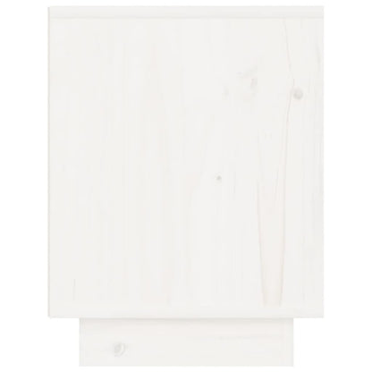 vidaXL Bedside Cabinets 2 pcs White 40x30x40 cm Solid Wood Pine