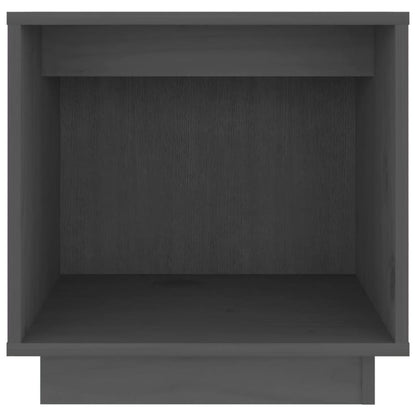 vidaXL Bedside Cabinets 2 pcs Grey 40x30x40 cm Solid Wood Pine