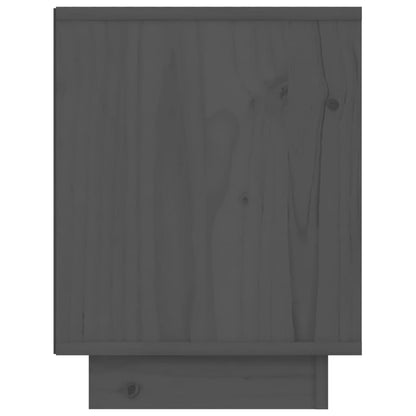 vidaXL Bedside Cabinets 2 pcs Grey 40x30x40 cm Solid Wood Pine