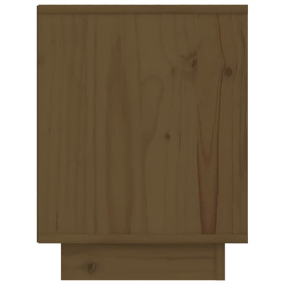 vidaXL Bedside Cabinet Honey Brown 40x30x40 cm Solid Wood Pine