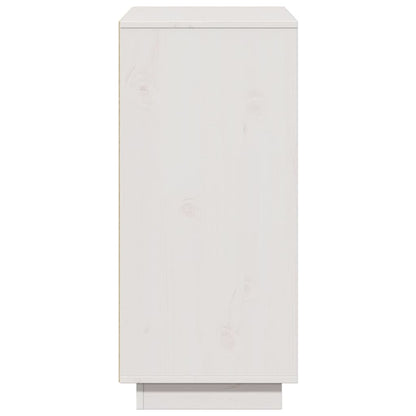 vidaXL Sideboard White 60x34x75 cm Solid Wood Pine