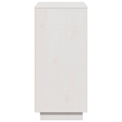 vidaXL Sideboard White 60x34x75 cm Solid Wood Pine