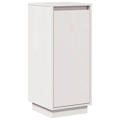 vidaXL Sideboard White 31,5x34x75 cm Solid Wood Pine