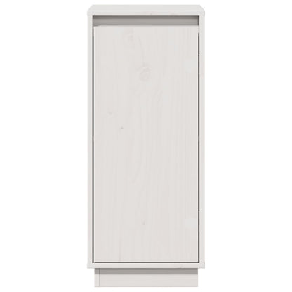 vidaXL Sideboard White 31.5x34x75 cm Solid Wood Pine