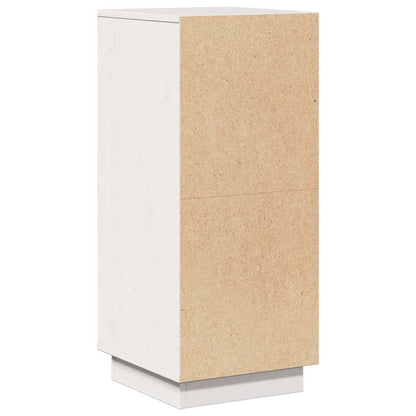 vidaXL Sideboard White 31.5x34x75 cm Solid Wood Pine