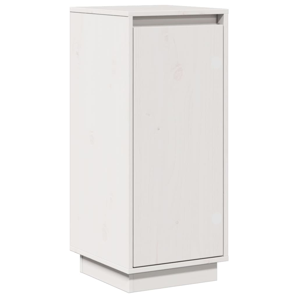 vidaXL Sideboards 2 pcs White 31.5x34x75 cm Solid Wood Pine