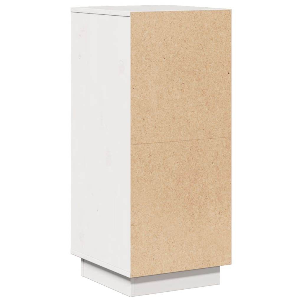 vidaXL Sideboards 2 pcs White 31.5x34x75 cm Solid Wood Pine