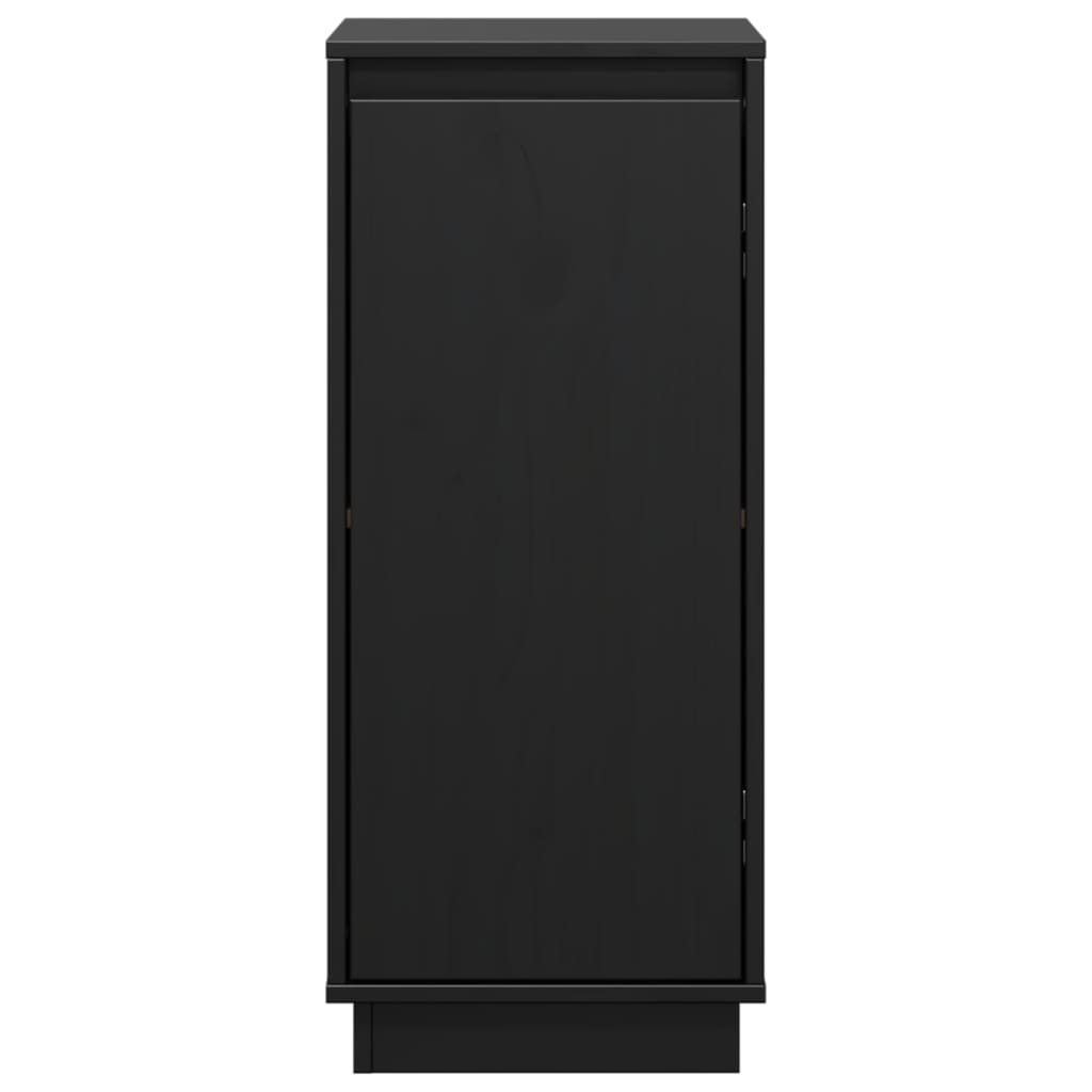 vidaXL Sideboard | Set of 2 | Black | Solid pinewood | Medium | Sideboard