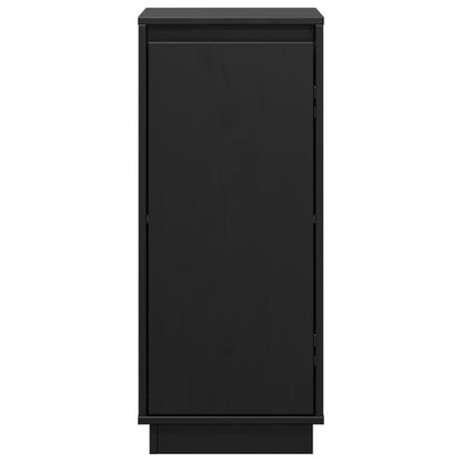 vidaXL Sideboard | Set of 2 | Black | Solid pinewood | Medium | Sideboard