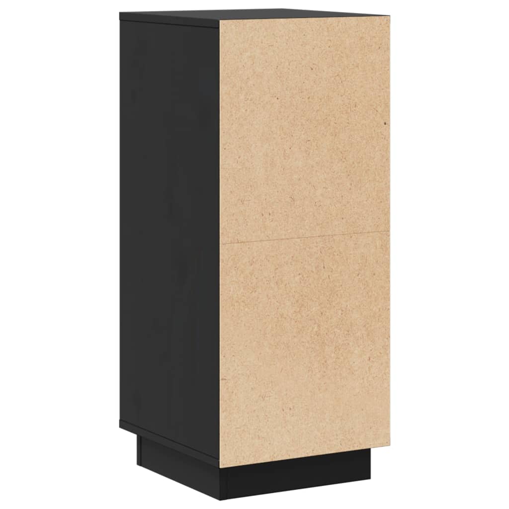vidaXL Sideboard | Set of 2 | Black | Solid pinewood | Medium | Sideboard