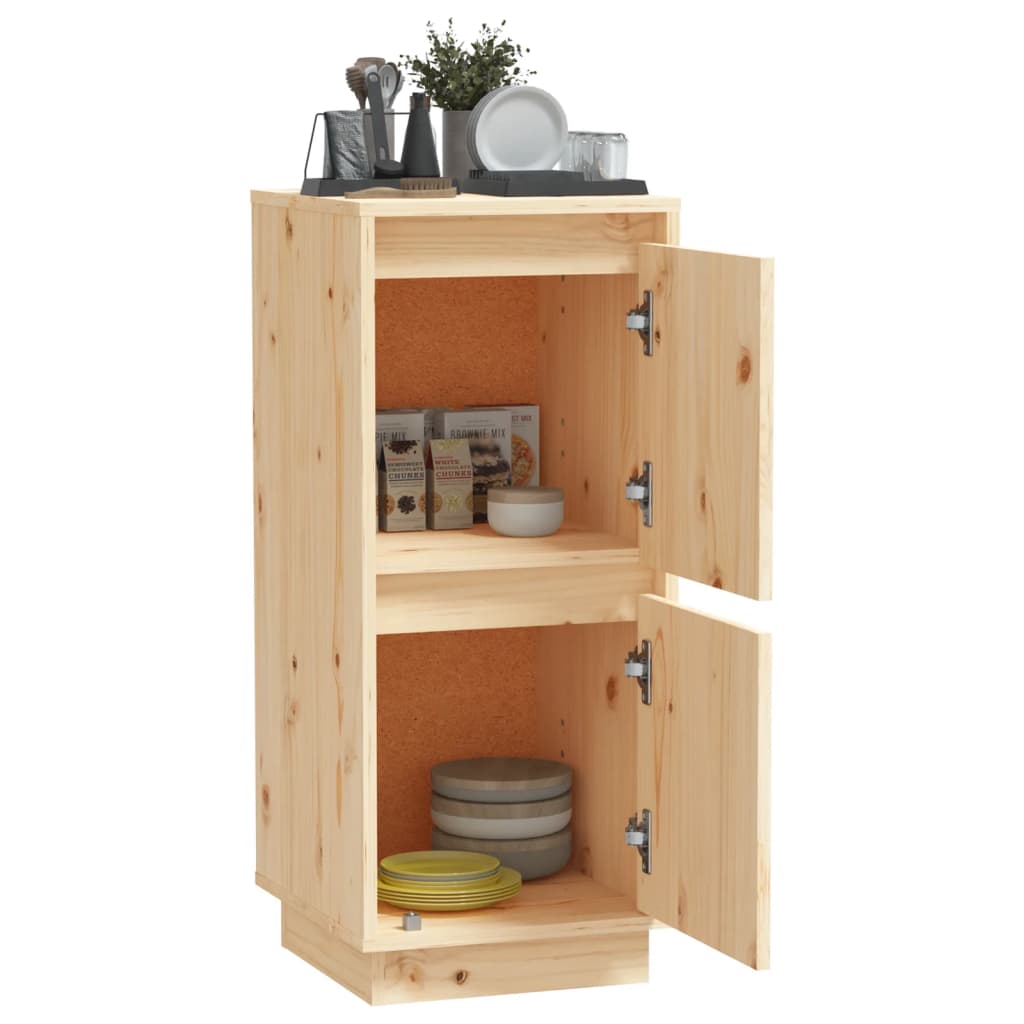 vidaXL Sideboard 31.5x34x75 cm Solid Wood Pine