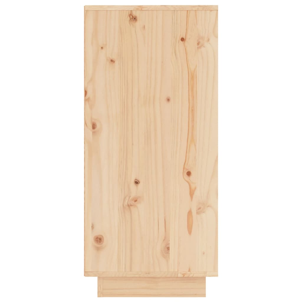 vidaXL Sideboards 2 pcs 31.5x34x75 cm Solid Wood Pine
