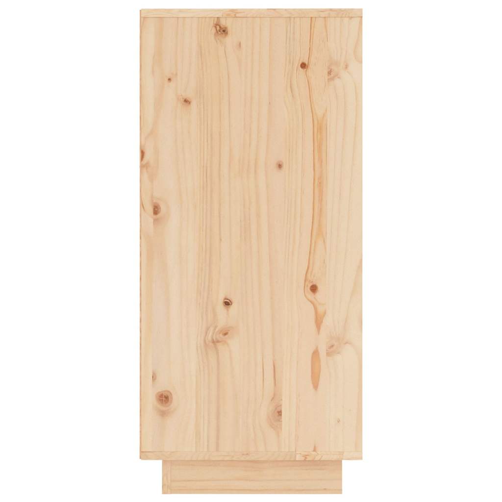 vidaXL Sideboards 2 pcs 31,5x34x75 cm Solid Wood Pine