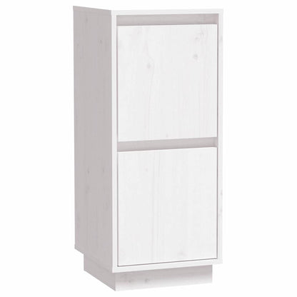 vidaXL Sideboard White 31,5x34x75 cm Solid Wood Pine