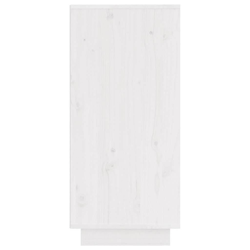 vidaXL Sideboard White 31,5x34x75 cm Solid Wood Pine