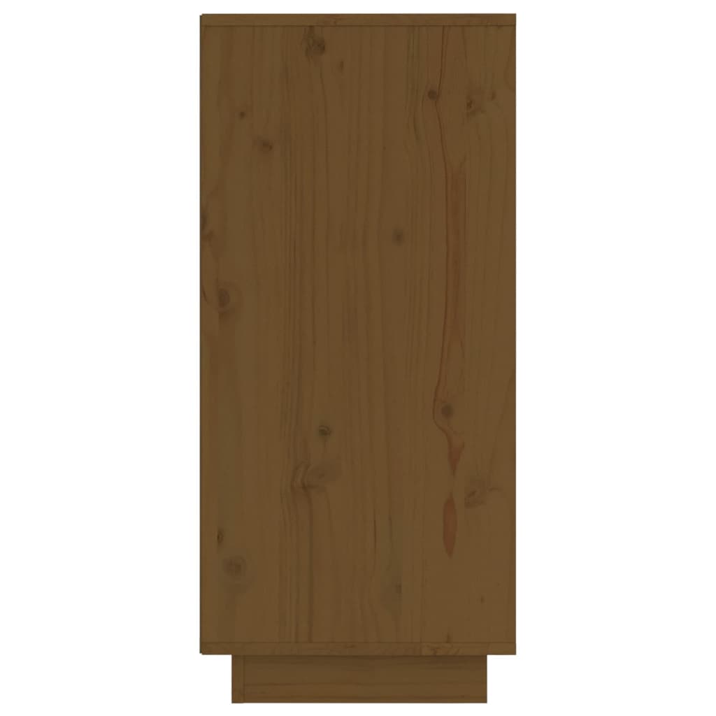 vidaXL Sideboards 2 pcs Honey Brown 31.5x34x75 cm Solid Wood Pine