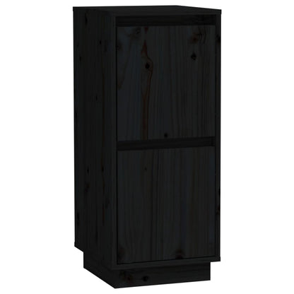 vidaXL Sideboard | Set of 2 | Black | Solid pine wood, MDF | Standard