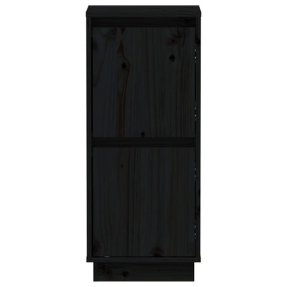 vidaXL Sideboard | Set of 2 | Black | Solid pine wood, MDF | Standard