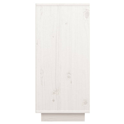 vidaXL Sideboard White 60x34x75 cm Solid Wood Pine