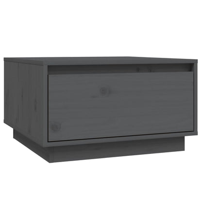 vidaXL Coffee Table Grey 55x56x32 cm Solid Wood Pine